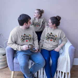Personnalisé famille correspondant sweat automne tenues mère fille moi vêtements noël <span class=keywords><strong>pull</strong></span> famille vêtements de haute qualité - Product Image 1