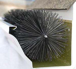 DIY Galvanized Steel Wire Cleaning Roof Leaf <strong>Gutter</strong> Guard <strong>Brush</strong> with Length Bristle - Product Image 6