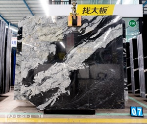 Pietra BOTON pietra naturale moderna decorazione della parete piastrelle <span class=keywords><strong>Fen</strong></span> <span class=keywords><strong>Di</strong></span> marmo nero pavimento lastre - Product Image 2