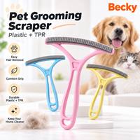 Brosse anti-poils personnalisée pour animaux de compagnie, double face, outil de nettoyage des peluches, nettoyeur de pulls, mini grattoir à tissu
