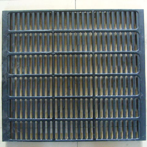Plancher en fonte PH pour équipement d'élevage porcin Robuste 600*600mm 600*400mm 400*400mm Tailles Noir Neuf pour enclos de mise bas - Product Image 1