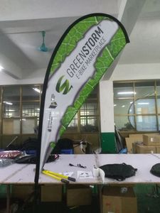 Bandeira voadora de penas para praia 3.45m, bandeira de bandeiras esportivas com suporte japão nobori - Product Image 2