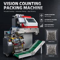 Machine de comptage et d'emballage à vision haute précision |   Automatique 5000-8000 pièces/min pour micro-axes, trombones, petites pièces métalliques
