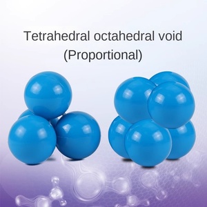 Yüz Merkezli Kübik İstiflemede Düzenli Tetraedron ve Oktahedron Boşluklarının Plastik Oransal İstifleme Modeli Gösterimi - Product Image 6