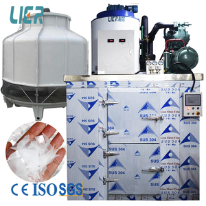 Macchina per <span class=keywords><strong>Ghiaccio</strong></span> a Scaglie Industriale Lier LR-8T con Motore, Costruzione in Acciaio Inossidabile, <span class=keywords><strong>Produzione</strong></span> di <span class=keywords><strong>Ghiaccio</strong></span> a Scaglie di Alta Qualità - Product Image 2