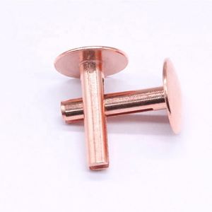 Nouveau design Rivets semi-tubulaires à tête rouge, fraisage central, plats, norme ISO, taille personnalisable, marque Saitong, plage de préhension 200-300 - Product Image 4