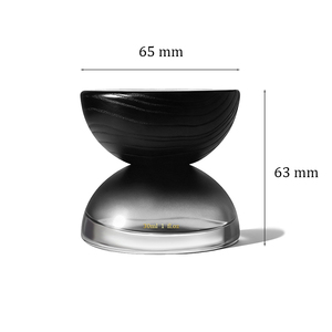 Flacone di Profumo Premium Bestseller, Bottiglia in Vetro Sfumato da 30ml, Flacone Vuoto Rotondo con Spray - Product Image 4