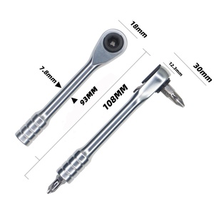 Industrial Grade Chromium-vanadium Steel Mini Ratchet Screwdriver Double-Headed Torque <strong>Wrench</strong> <strong>Set</strong> 50N.m Capacity for <strong>Small</strong> - Product Image 5