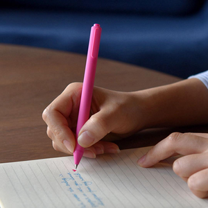 Bolígrafo de punta redonda Kaco Book Source, color negro, para estudiantes, 0.5 mm, 10 colores, empaque transparente - Product Image 4