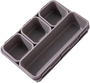 Vente chaude 8 pièces bureau verrouillage <span class=keywords><strong>tiroir</strong></span> organisateur plateau diviseur bacs <span class=keywords><strong>de</strong></span> rangement <span class=keywords><strong>en</strong></span> <span class=keywords><strong>plastique</strong></span> étroit <span class=keywords><strong>tiroir</strong></span> organisateur séparateur - Product Image 1