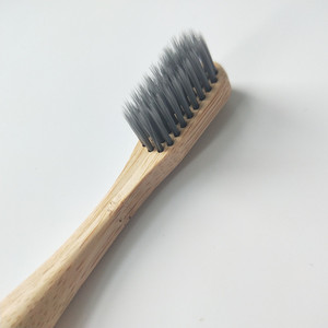 Planta base de cero residuos de la protección del medio ambiente orgánico de carbón de bambú de cerdas suaves Biodegradable cepillo de dientes - Product Image 3