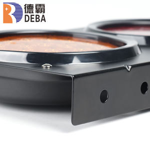 6 pouces <span class=keywords><strong>LED</strong></span> rond Stop tourner queue combinaison lumière 12V 24V 75LEDs rouge feu <span class=keywords><strong>arrière</strong></span> IP67 scellé œillet montage pour camion <span class=keywords><strong>remorque</strong></span> - Product Image 3