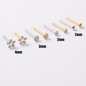 Kit per <span class=keywords><strong>Piercing</strong></span> al Naso Monouso Sicuro, 24 Pezzi/Scatola, <span class=keywords><strong>Acciaio</strong></span> <span class=keywords><strong>Chirurgico</strong></span> 316L Sterilizzato 20G, Gioielli per <span class=keywords><strong>Piercing</strong></span> Corporeo in <span class=keywords><strong>Acciaio</strong></span> Inossidabile - Product Image 4