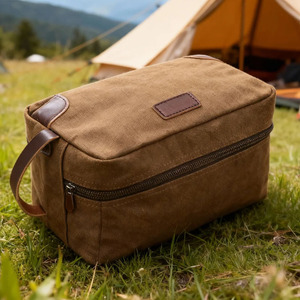 16 Oz Rửa Sạch Đồng Bằng Vải Cà Phê Du Lịch Vệ Sinh Cá Nhân Túi Phụ Nữ <span class=keywords><strong>Pouch</strong></span> <span class=keywords><strong>2025</strong></span> Cổ Điển Người Đàn Ông Phụ Nữ Trống Mỹ Phẩm Túi - Product Image 1