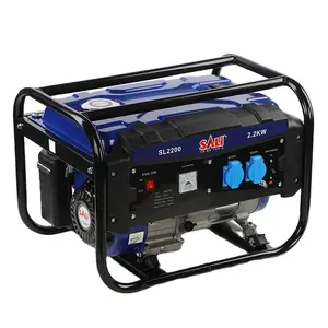 SALI chino fábrica de alta final mejor oferta portátil silencioso generador de gasolina 220V 7.0HP 4 golpes generadores