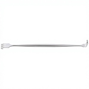 Retractor de Costillas Peng de 6-1/4" (15.8 cm) con Puntas Cónicas para Extracción de Cartílago de Costilla, Instrumento de Incisión Pequeña para Rinoplastia, de Vaslcare - Product Image 1