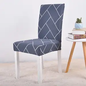 Çiçek baskı çıkarılabilir sandalye kılıfı streç elastik Slipcovers katlanır otel sandalye kılıfı ing restoran düğün ziyafet