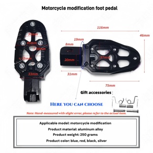 Repose-pieds sport réglable en aluminium CNC pour Ducati Panigale <span class=keywords><strong>Triumph</strong></span> Street Triple - Product Image 3