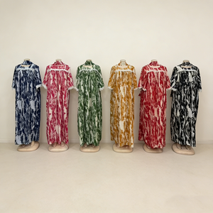 Nuovo Abito Stampato in Stile <span class=keywords><strong>Etnico</strong></span> Mediorientale Vintage per Donne Musulmane, Vendita all'Ingrosso - Product Image 6