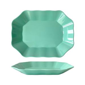 Assiette à dîner en mélamine de qualité commerciale, écologique, sans BPA, lavable au lave-<span class=keywords><strong>vaisselle</strong></span>, approvisionnement en vrac pour les restaurants et les services de traiteur - Product Image 1