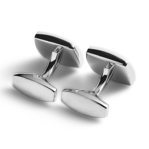 Mancuernillas Ecológicas con Logotipo de Esmalte Duro con Patrón de Simetría Cuadrada - Product Image 3