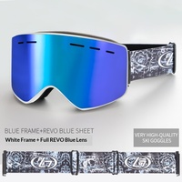 Masque de snowboard rose 2025, grand miroir, masque de ski rabattable, anti-buée, cylindrique, unisexe, magnétique pour hommes et femmes