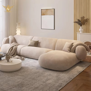 <span class=keywords><strong>Divano</strong></span> a L in Tessuto, Arredamento Minimalista Italiano per Soggiorno, Villa, Hotel, Casa, Personalizzabile - Product Image 1