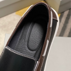 Mocassins de conduite pour hommes en cuir de veau véritable 100% authentique, chaussures plates décontractées avec semelle extérieure en caoutchouc amortissante, logo personnalisé EVERGREEN - Product Image 6
