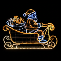 Guirlandes lumineuses LED personnalisées, affichage de motifs 2D, éclairage décoratif extérieur pour centre commercial, parc à thème, exposition commerciale, festival