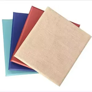 Excellent Price Soundproof Wall Panel Fiber Acoustic Panel Fiberglass Fabric Soft Bag For School