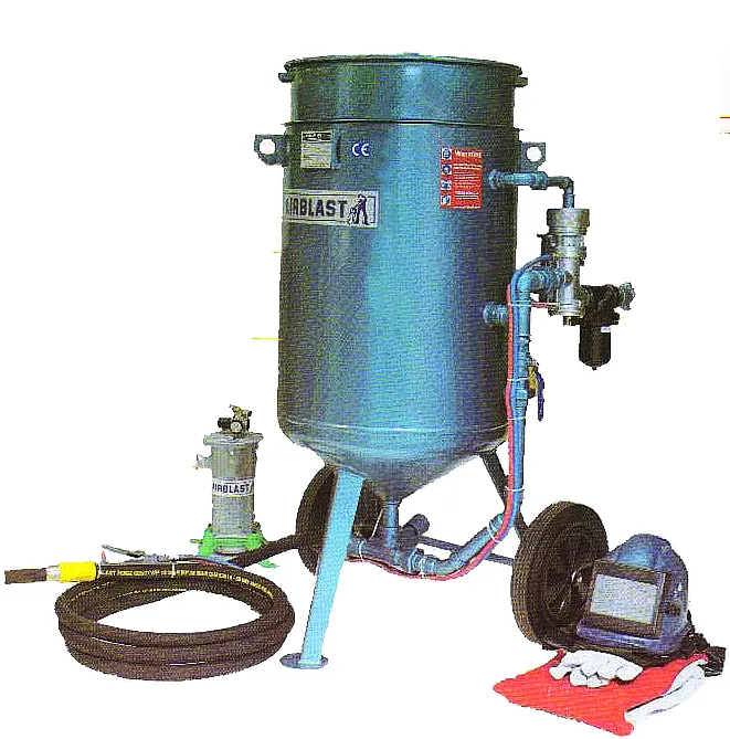 small sand blasting machine/sandblast portable pot