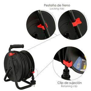 Cavo Industriale Estensibile 50 Metri Protezione IP44 Con Coperture - Product Image 3