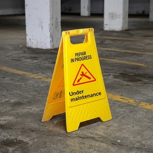 Señales de advertencia de tráfico en forma de A al por mayor: Señales de precaución de suelo resbaladizo, prohibido estacionar, señales direccionales en forma de flecha; Señales de advertencia de tráfico en carretera en stock. - Product Image 1