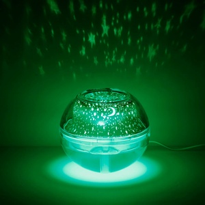 Ultrasonic Cool Mist Humidifier Crystal Starry Sky <b>Projection</b> Starry Lamp Humidifier with Night <b>Light</b> for Bedroom Home - Product Image 4