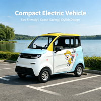 Voiture électrique compacte 2026 à succès avec 2 portes, 4 roues, 4 sièges, moteur 1000W, autonomie 50-120km, vitesse 45km/h