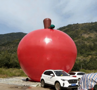 Pomme gonflable géante, modèle de fruit gonflable pour la publicité et la décoration d'événements