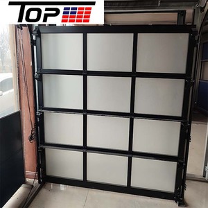 Porte <span class=keywords><strong>de</strong></span> <span class=keywords><strong>garage</strong></span> à double vitrage 16x7 avec <span class=keywords><strong>deux</strong></span> ouvre-<span class=keywords><strong>portes</strong></span> <span class=keywords><strong>de</strong></span> <span class=keywords><strong>garage</strong></span> et porte piétonne - Ensemble complet - Product Image 5