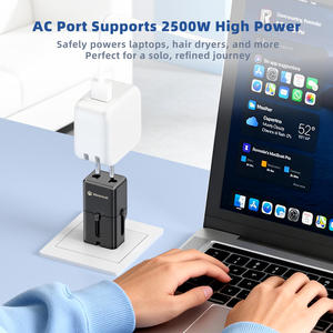 Wontravel 2500W US EU Indian Plug Mini travel <b>adapter</b> <b>india</b> Travel Charger <b>Adapter</b> - Product Image 3