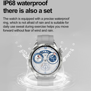 Montre connectée SENBONO HK4 avec appels Bluetooth, paiement NFC hors ligne, moniteur de santé, suivi sportif, rappel de sédentarité, calendrier personnalisé, bracelet en silicone - Product Image 3