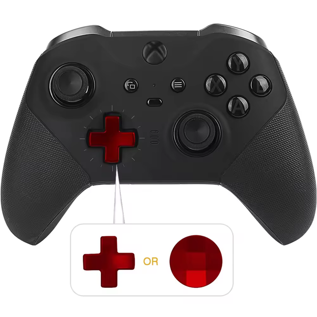 2024 New Release Metal Buttons Paddles Dpad for Xbox One Elite Series 2 Replaced 3D Analog Joystick