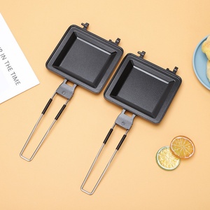 <b>Nonstick</b> Double-Sided Sandwich Maker Baking <b>Pan</b> Hot Dog Toaster Grilled Cheese <b>Pan</b> for Breakfast Pancakes Toast Omelets - Product Image 1