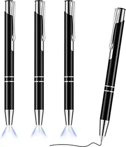 Metal Press Laser Ballpoint Pen 3-in-1 Multi-function Writing Pen with <b>LED</b> Light Nurse Pen - Product Image 1