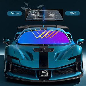 80% vlt Tắc Kè Hoa Tím đỏ xanh xe phía trước cửa sổ <span class=keywords><strong>Tint</strong></span> phim cửa sổ xe <span class=keywords><strong>Tint</strong></span> polarizados tự động cửa sổ phim cho xe hơi - Product Image 6