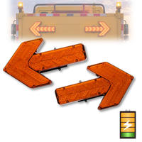 Feu de signalisation LED rechargeable 12-36V, étanche IP67, homologué ECE R65, pour véhicules d'ingénierie, remorques et machines agricoles