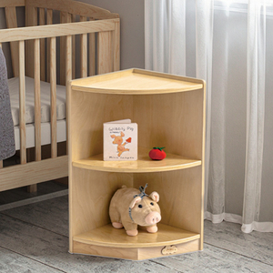 Design moderno mezzo cerchio <span class=keywords><strong>Cabinet</strong></span> di alta qualità bambino in legno scuola materna mobili per la scuola biblioteca giocattolo libro di stoccaggio - Product Image 5