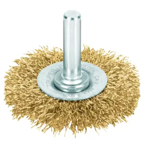 Herramienta Circular para Cardar Cables BOX 6, Alambre de 2' de Grosor para Taladro, TRUPER - Product Image 1