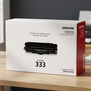 CRG 333 Black Toner Cartridge High Yield Compatible Replacement for Laser Printer Sharp Text Crisp Documents Office Home - Product Image 1