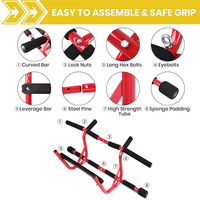 Barre de traction murale pliable et réglable en acier de haute qualité pour l'exercice physique à domicile