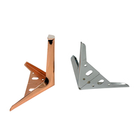 Pieds de canapé en métal triangulaires pour meubles, support de canapé en fer, vente en gros du fabricant, pour meuble TV/tables d'appoint