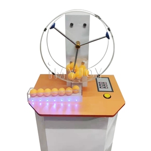 Máquina de Lotería Tradicional con Bolas de Mezcla Mecánica para Sorteos de Lotería, <span class=keywords><strong>Apuestas</strong></span> y Bingo - Product Image 3